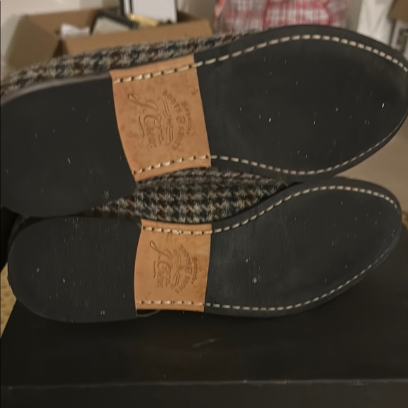 Black Houndstooth Slip-On Loafers - Picture 3 of 3